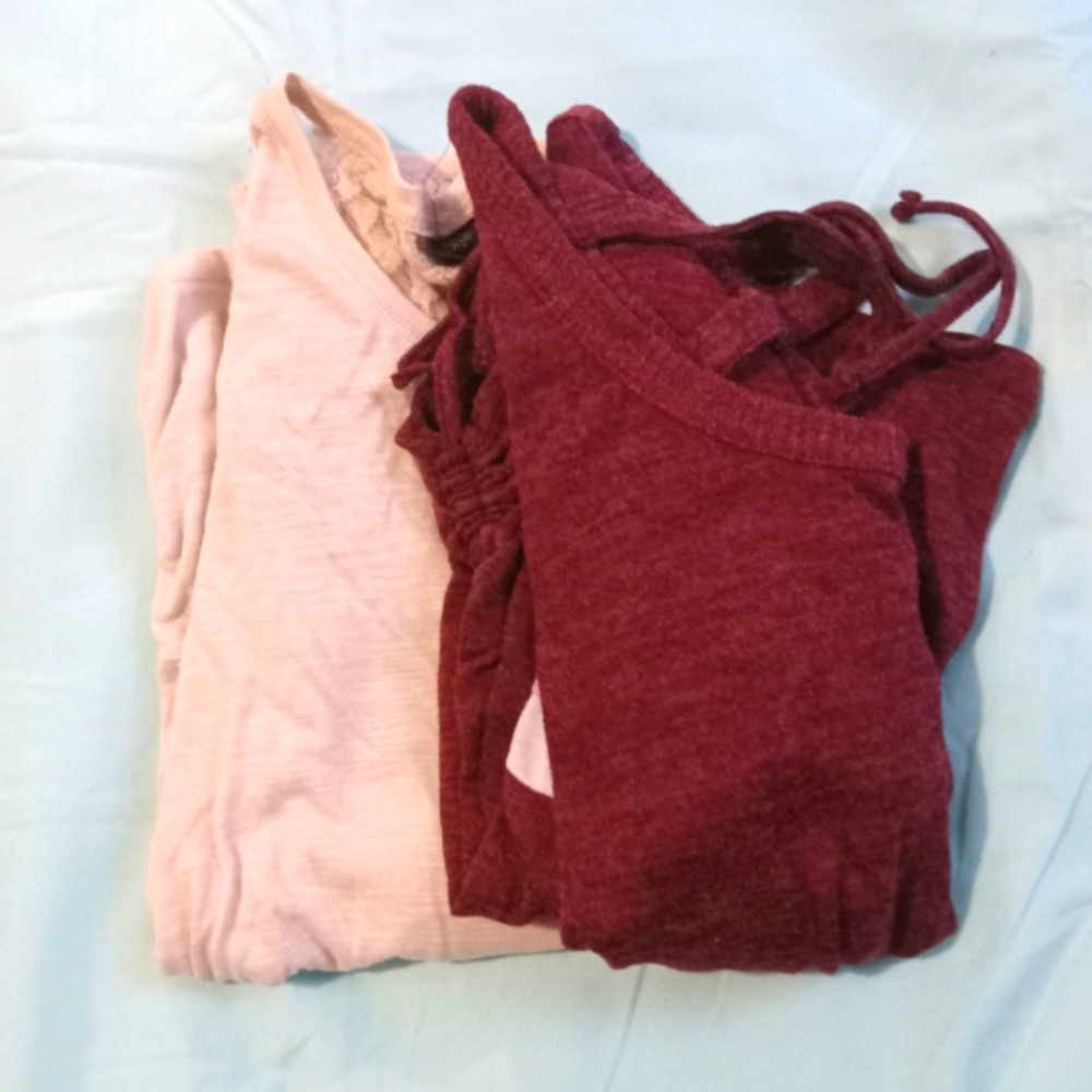 🩷♥️ NWOT Womens Style & Co Top (1) No Boundaries Top (1) Lot Duo Medium Date